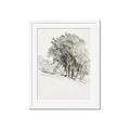 Picture of Trees on a Hill _GroupedProduct_Rectangle_Portrait_Framed_Matted_