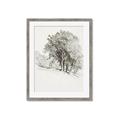 Picture of Trees on a Hill _GroupedProduct_Rectangle_Portrait_Framed_Matted_