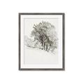 Picture of Trees on a Hill _GroupedProduct_Rectangle_Portrait_Framed_Matted_