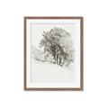 Picture of Trees on a Hill _GroupedProduct_Rectangle_Portrait_Framed_Matted_