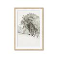Picture of Trees on a Hill _GroupedProduct_Rectangle_Portrait_Framed_Matted_