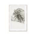 Picture of Trees on a Hill _GroupedProduct_Rectangle_Portrait_Framed_Matted_