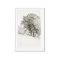 Picture of Trees on a Hill _GroupedProduct_Rectangle_Portrait_Framed_Matted_