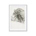 Picture of Trees on a Hill _GroupedProduct_Rectangle_Portrait_Framed_Matted_