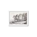Picture of Windy Trees _GroupedProduct_Rectangle_Landscape_Framed_Matted_