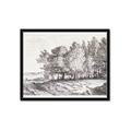 Picture of Windy Trees _GroupedProduct_Rectangle_Landscape_Framed_Matted_