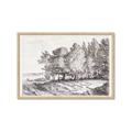 Picture of Windy Trees _GroupedProduct_Rectangle_Landscape_Framed_Matted_