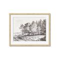 Picture of Windy Trees _GroupedProduct_Rectangle_Landscape_Framed_Matted_