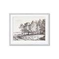 Picture of Windy Trees _GroupedProduct_Rectangle_Landscape_Framed_Matted_
