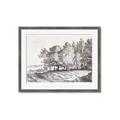 Picture of Windy Trees _GroupedProduct_Rectangle_Landscape_Framed_Matted_