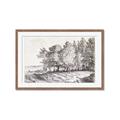 Picture of Windy Trees _GroupedProduct_Rectangle_Landscape_Framed_Matted_