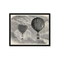 Picture of Sketched Airballoons _GroupedProduct_Rectangle_Landscape_Framed_Matted_