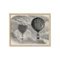 Picture of Sketched Airballoons _GroupedProduct_Rectangle_Landscape_Framed_Matted_