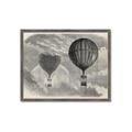 Picture of Sketched Airballoons _GroupedProduct_Rectangle_Landscape_Framed_Matted_