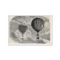 Picture of Sketched Airballoons _GroupedProduct_Rectangle_Landscape_Framed_Matted_
