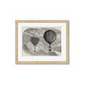 Picture of Sketched Airballoons _GroupedProduct_Rectangle_Landscape_Framed_Matted_