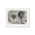 Picture of Sketched Airballoons _GroupedProduct_Rectangle_Landscape_Framed_Matted_
