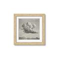 Picture of Sketched Clouds _GroupedProduct_Square_Framed_Matted_
