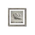 Picture of Sketched Clouds _GroupedProduct_Square_Framed_Matted_