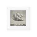 Picture of Sketched Clouds _GroupedProduct_Square_Framed_Matted_