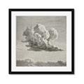 Picture of Sketched Clouds _GroupedProduct_Square_Framed_Matted_