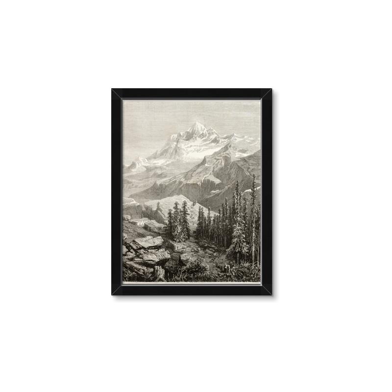 Picture of Mountain Peaks _GroupedProduct_Rectangle_Portrait_Framed_Matted_