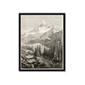 Picture of Mountain Peaks _GroupedProduct_Rectangle_Portrait_Framed_Matted_