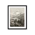 Picture of Mountain Peaks _GroupedProduct_Rectangle_Portrait_Framed_Matted_