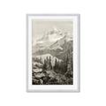 Picture of Mountain Peaks _GroupedProduct_Rectangle_Portrait_Framed_Matted_