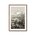 Picture of Mountain Peaks _GroupedProduct_Rectangle_Portrait_Framed_Matted_