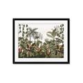Picture of Jungle Flowers  _GroupedProduct_Rectangle_Landscape_Framed_Matted_