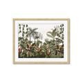Picture of Jungle Flowers  _GroupedProduct_Rectangle_Landscape_Framed_Matted_
