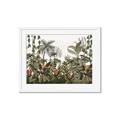 Picture of Jungle Flowers  _GroupedProduct_Rectangle_Landscape_Framed_Matted_