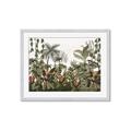 Picture of Jungle Flowers  _GroupedProduct_Rectangle_Landscape_Framed_Matted_