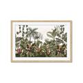 Picture of Jungle Flowers  _GroupedProduct_Rectangle_Landscape_Framed_Matted_