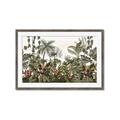 Picture of Jungle Flowers  _GroupedProduct_Rectangle_Landscape_Framed_Matted_
