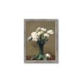 Picture of petals white _GroupedProduct_Rectangle_Portrait_Framed_Matted_