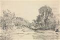 Picture of Sketched Creek _GroupedProduct_Rectangle_Landscape_Unframed_Print_Only_