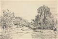 Picture of Sketched Creek _GroupedProduct_Rectangle_Landscape_Unframed_Print_Only_