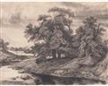 Picture of Sketched River _GroupedProduct_Rectangle_Landscape_Unframed_Print_Only_