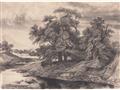 Picture of Sketched River _GroupedProduct_Rectangle_Landscape_Unframed_Print_Only_