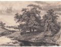 Picture of Sketched River _GroupedProduct_Rectangle_Landscape_Unframed_Print_Only_