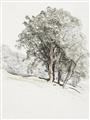 Picture of Trees on a Hill _GroupedProduct_Rectangle_Portrait_Unframed_Print_Only_