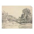Picture of Sketched Creek _GroupedProduct_Rectangle_Landscape_Unframed_Print_Only_