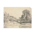 Picture of Sketched Creek _GroupedProduct_Rectangle_Landscape_Unframed_Print_Only_