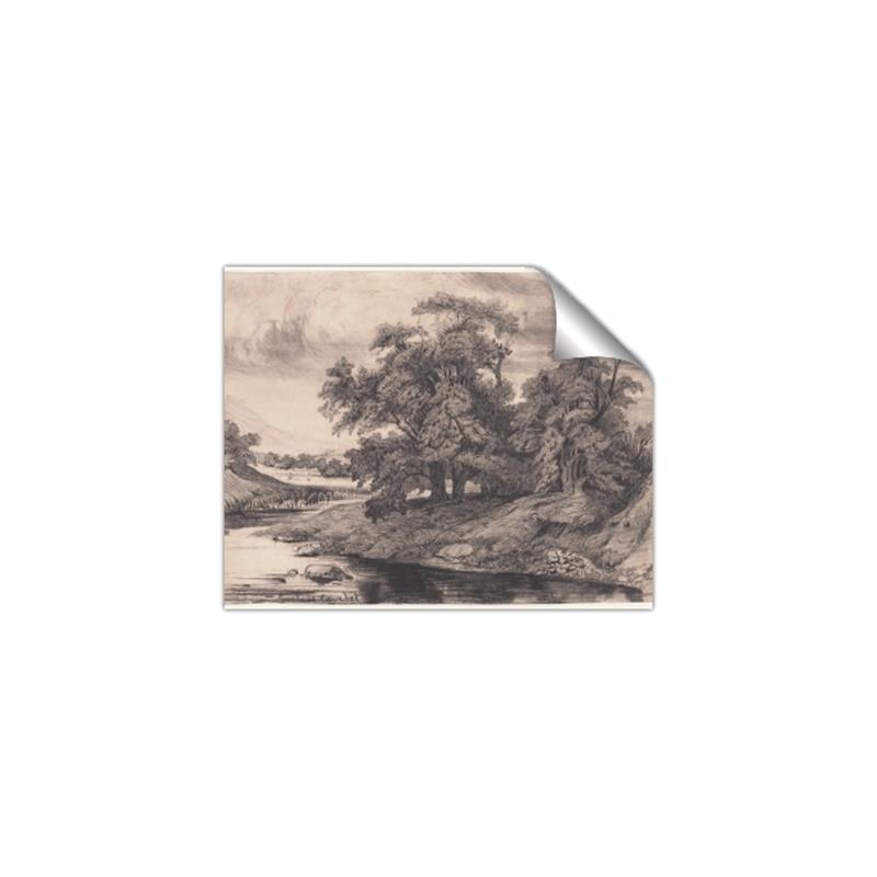 Picture of Sketched River _GroupedProduct_Rectangle_Landscape_Unframed_Print_Only_