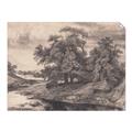 Picture of Sketched River _GroupedProduct_Rectangle_Landscape_Unframed_Print_Only_