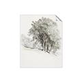 Picture of Trees on a Hill _GroupedProduct_Rectangle_Portrait_Unframed_Print_Only_