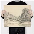 Picture of Sketched Creek _GroupedProduct_Rectangle_Landscape_Canvas_