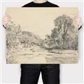 Picture of Sketched Creek _GroupedProduct_Rectangle_Landscape_Canvas_